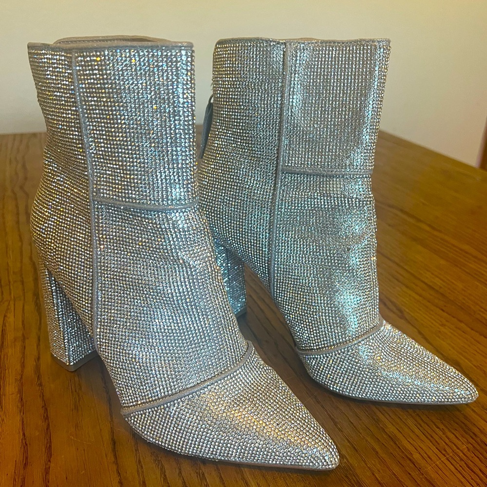 Sparkly Booties! Worn once!